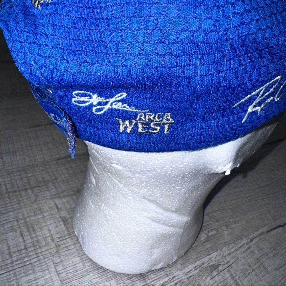NAPA Racing Team Blue Hat Cap NHRA Arca West NASCAR Outlaws Adjustable Strapback